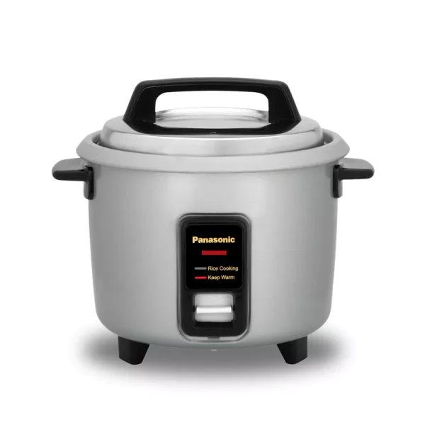 297662a8c604f8b82e466a874eb27463.webp Panasonic Conventional Rice Cooker Silver 1.8L SR Y18GLSKN 600W