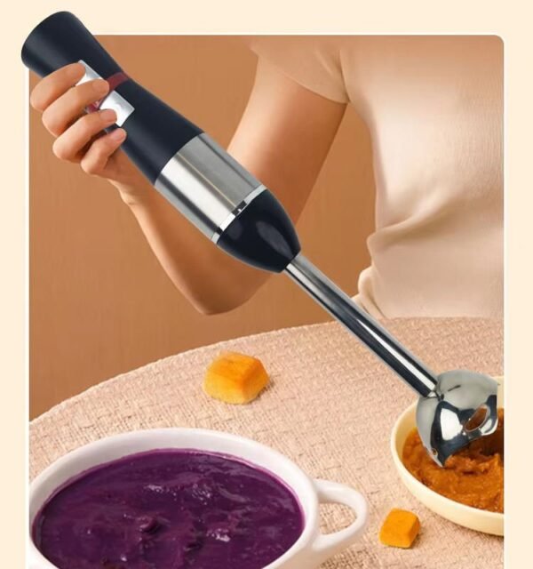 H0afc07a7dd664268a2d1215d27fbbfbcI.jpg Home Appliance Immersion Blender Professional Electric Stick Blender Hotel Plastic Housing Kitchen Hand Blender with Push Button