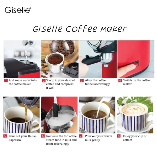 a86193fe6e2c5e25dff7f23f93d24014.webp 51mm Giselle Espresso Coffee Milk Bubble Maker Machine 800W KEA0330RD